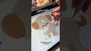 How to Draw a Cute Dog in Procreate 🐶 | Digital Art Tutorial #procreatetimelapse