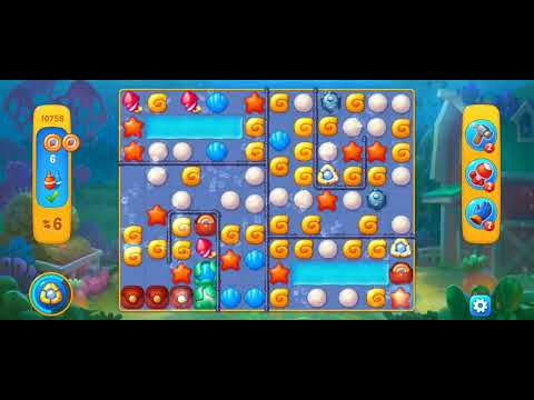 Fishdom Easy Level 10758 (with ingame lightning booster) @choraelmin