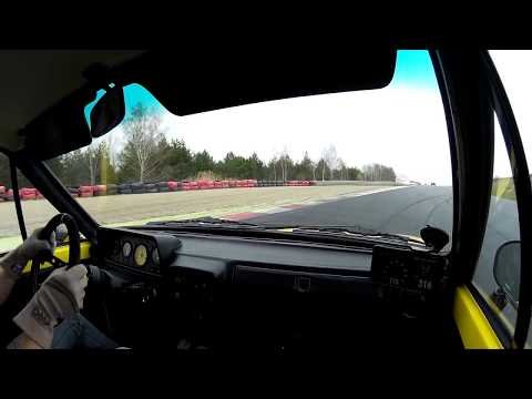 Skoda 136L/A autodrom Most 24.3.2019 1. stint codriver Kamikadze