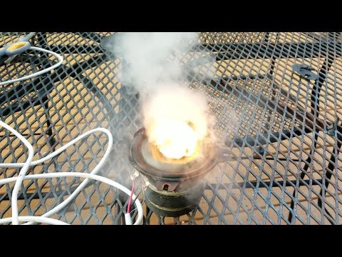 32 Speakers Get BLOWN UP With Ali-A Intro!! *CAUGHT FIRE*