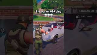 Bro was on 999 ping #ping #999ping #fortnite #fortniteclips #glitch #viral #trending #memes #comedy