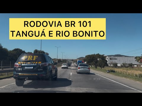 PÉ NA ESTRADA PELA BR-101, TRECHOS DE TANGUÁ E RIO BONITO - RJ.