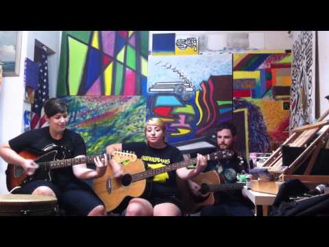 The Areolas cover Screeching Weasel - Leather Jacket from the art studio of Jason Shumbera