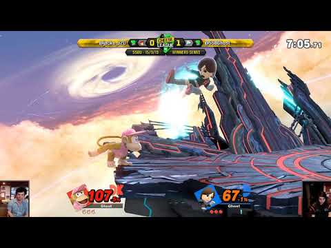 The Cheese League R9 - SSBU - Jacko (Diddy Kong) vs Kanga | Ghost (Mii Brawler) - Winners Semis