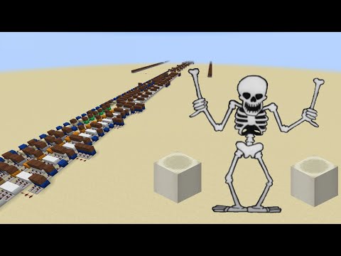 Spooky Skeletons - Minecraft Note Block