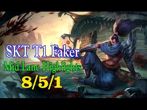 SKT T1 Faker Yasuo vs Viktor Highlights - Patch 5.14