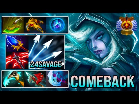 [ Drow Ranger ] 24SAVAGE  - INTENSE COMBACK - FULL FIGHT - HIGH RANK GAMEPLAY