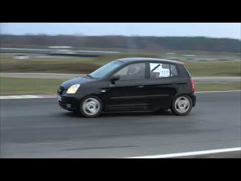 Gawarecki/Leś, Kia Picanto - debiut - VI SuperOES Tor Poznań - 10.12.2022