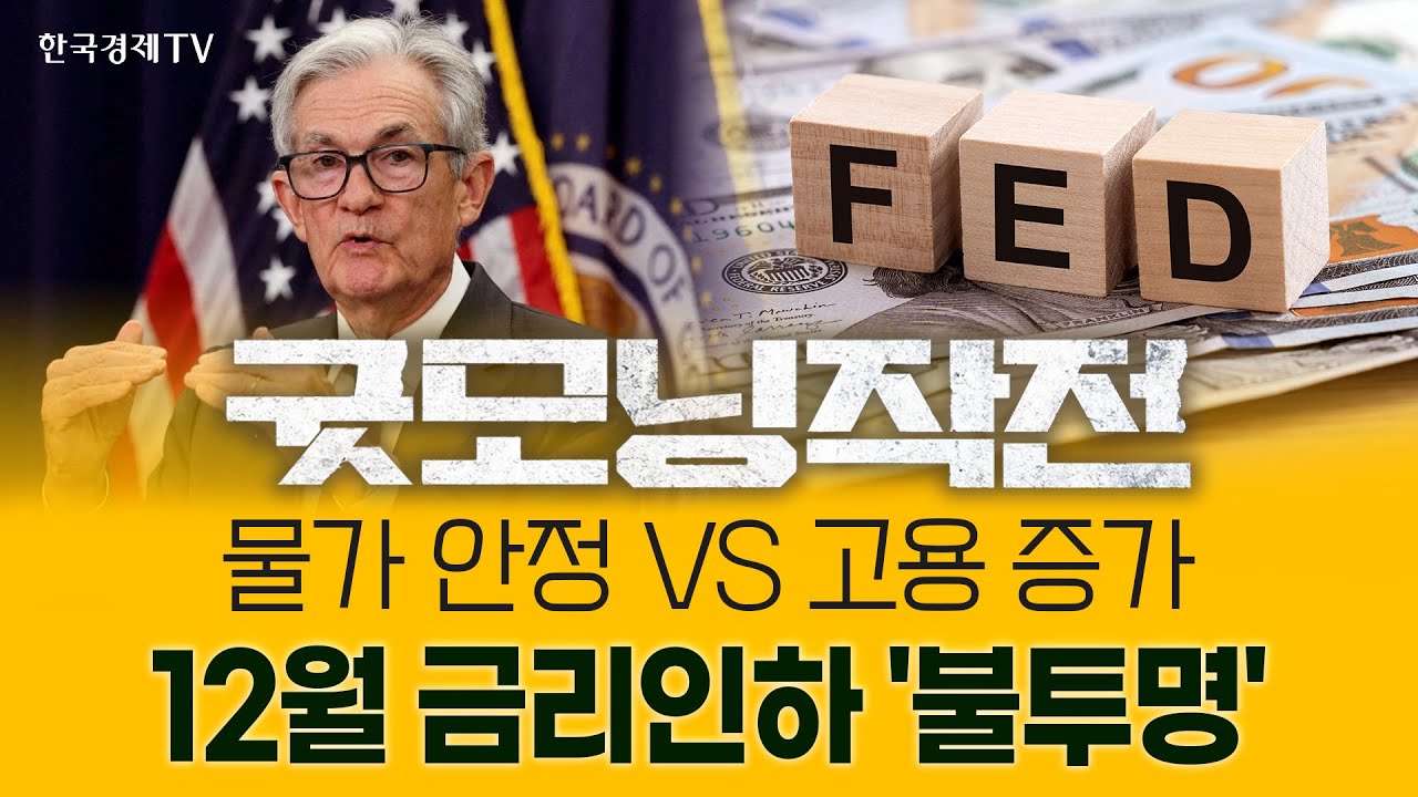 강한 고용·높아진 실업률···연준 금리 동결 무게에 뉴욕증시 '와르르' | 굿모닝작전_251121