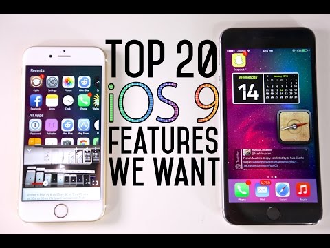 Top 20 iOS 9 Features We Want To See!