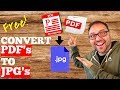 How to Convert PDF to JPG - FREE