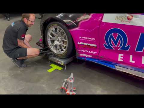 Supercars Centre of Gravity testing with BJR