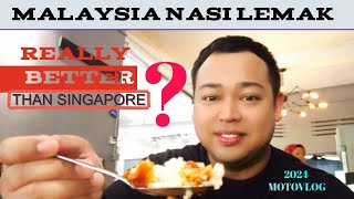 Nasi Lemak Battle - Malaysia vs. Singapore Motovlog