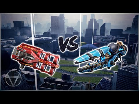 [WR] 🔥 New BETA Weapon CYCLONE VS Cuirassier - Comparison | War Robots