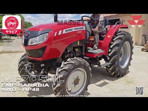 MASSEY FERGUSON FM7052L HP48 4WD- TRACTOR AGRÍCOLA - EMP - SARABIA, SAN BENITO, COCHABAMBA, BOLIVIA.