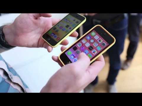 First Look: New Apple iPhone 5S & 5C