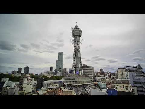 通天閣とあべのハルカスのライブカメラ映像
