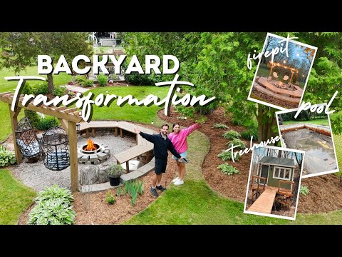 Our HUGE Backyard Makeover! From GRASS to GARDENS (& more)