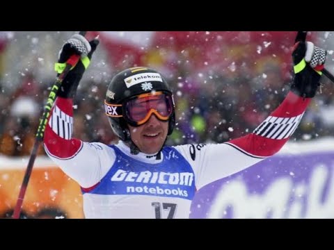 Fritz Strobl wins downhill (Kitzbühel 2000)
