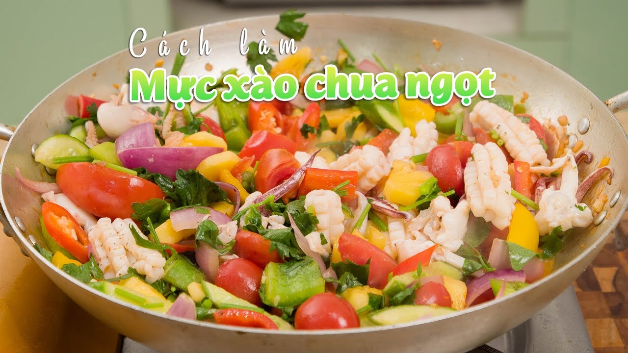 Mực xào chua ngọt