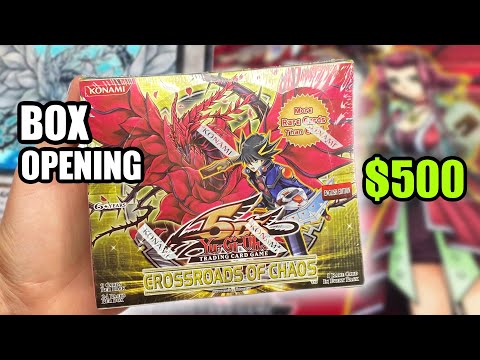 *GODLY* Crossroads of Chaos Yugioh Box Opening! 🖤🌹🐲