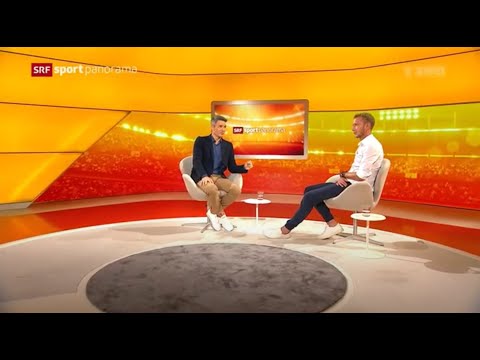 Auftritt von Fabian Lustenberger im SRF Sportpanorama (16.08.2020).