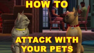 Sims 4 Cats & Dogs: How to Attack With Your Pet