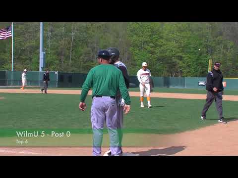 Baseball vs. Post in 2018 CACC Tournament