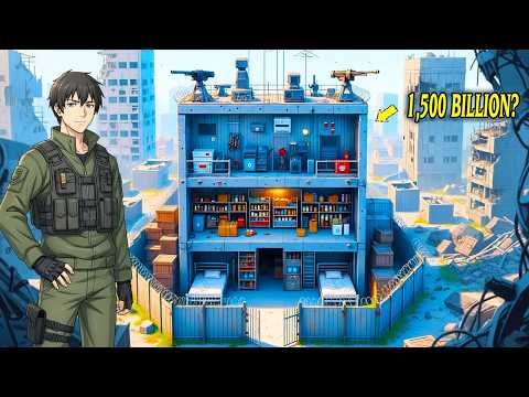 Apocalypse Survivor Spends 1,500 BILLION Building Earth's Safest Fortress! - Manhwa Recap