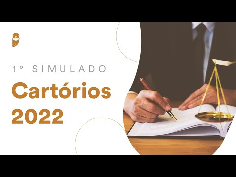 1º Simulado - Cartórios 2022 - Correção