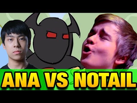Ana Dota 2 [SF] vs N0tail [DK] OG Solo Mid
