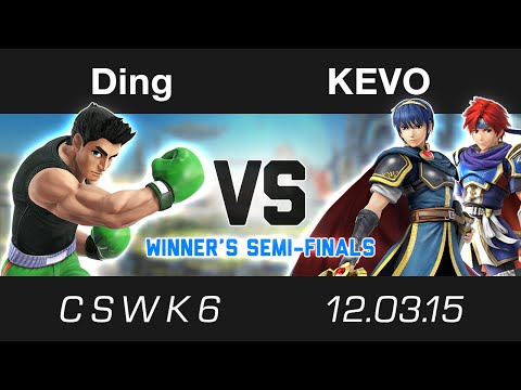 CSWK6 | Ding (Little Mac) vs KEVO (Marth & Roy) | Winner's Semi-Finals