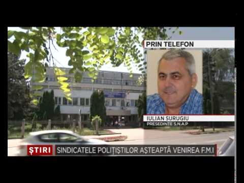 Sindicatele politistilor asteapta venirea FMI 27 Mai 2014