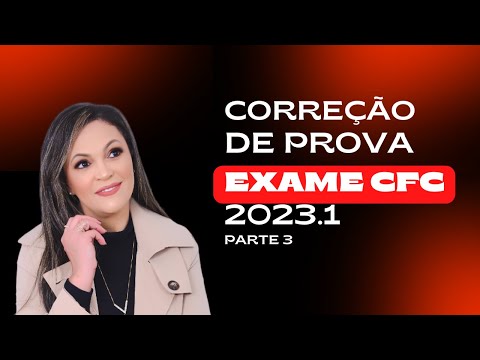 Correção da prova - Exame CFC 2023.1