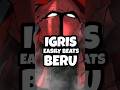 Igris is actually stronger than Beru? Let me explain with spoilers. #sololeveling #igris #beru