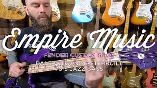 Video thumbnail for Fender Custom Shop Dale Wilson Masterbuilt '70s Jazz Bass - EMPIRE MUSIC by Empire Music