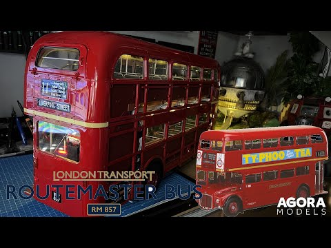 Build the London Transport Routemaster Bus RM857 1:12 Scale - Pack 11 - Stages 105-110