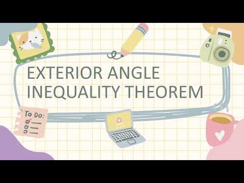 EXTERIOR ANGLE INEQUALITY THEOREM GRADE 8 MATHEMATICS Q4