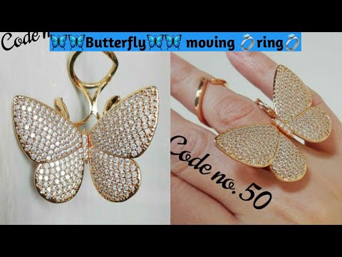 #Shorts || Butterfly moving Ring || 625+$ || To order Whatsapp 9032279936 || Queen Ornaments World