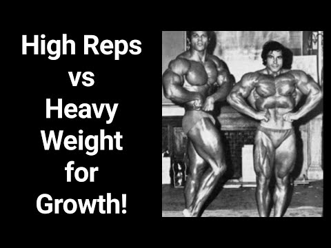 High Reps vs Heavy Weight for GROWTH! (Which is the Best Way to Train?)