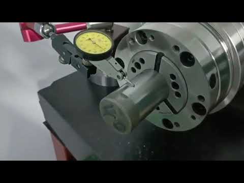 Accuracy testing of hydraulic quick change chuck on CNC lathe