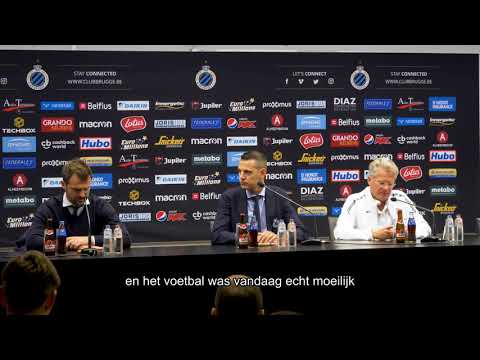 Persconferentie na de wedstrijd Club Brugge - RAFC 22/10/2017 #COYR