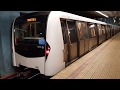 4K Bucharest Metro BOMBARDIER Train Paris At Petrache Poenaru Station On M1 Line