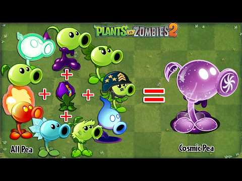 Pvz 2 Discovery - All PEASHOOTER Fusion & Evolution - Team FAKE vs REAL Plants