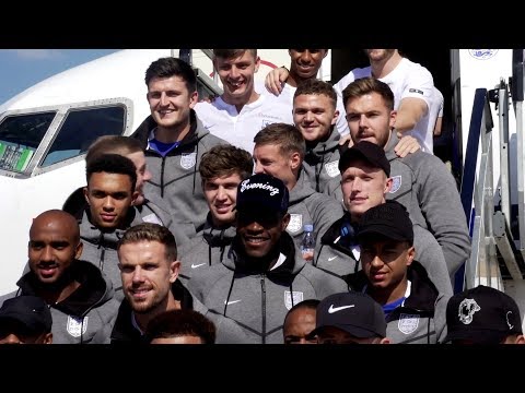 England Squad Arrive Home At Birmingham Airport - Russia 2018 World Cup
