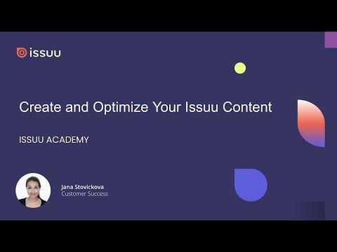 Create and Optimize Your Issuu Content