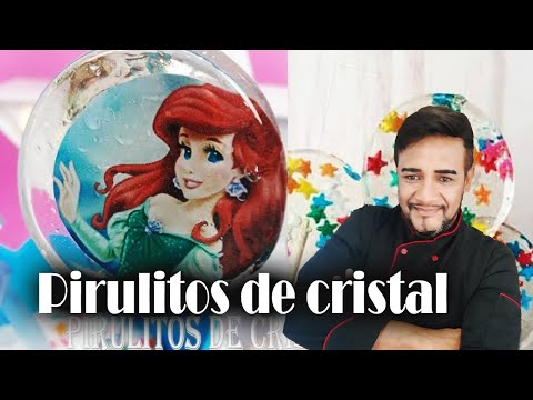 Super easy crystal lollipops without Isomalt step by step - Alexandre Alarcão