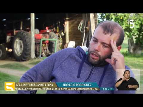 Los vecinos del Camino a Tapia, en Canelones, están movilizados por agua, caminería y electrifcación