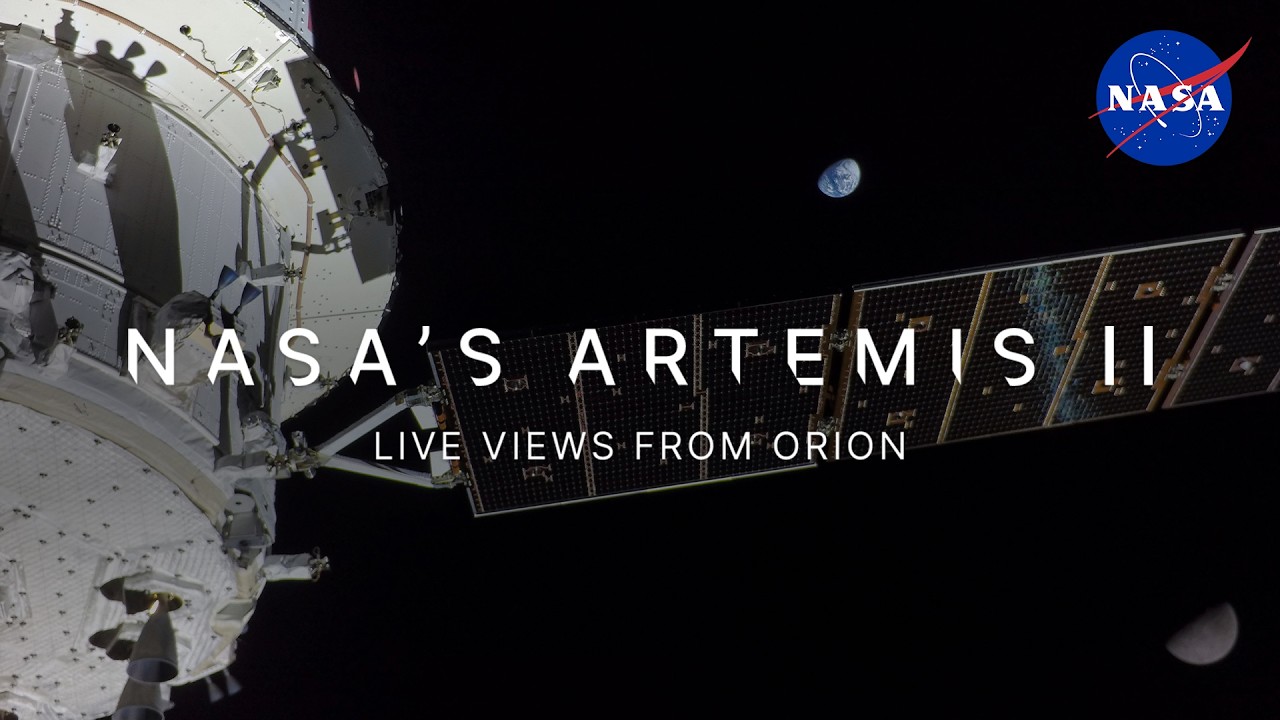 NASA's Artemis II Live Views from Orion - YouTube