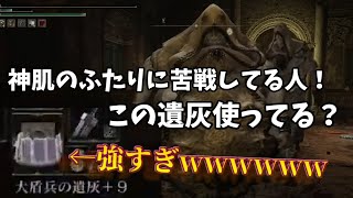 【エルデンリング攻略】神肌のふたりが倒せない人必見！写し身より便利な大盾兵の遺灰を使おう！！！